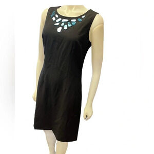 l  LE New York Black Sleeveless Mini Dress Size 6